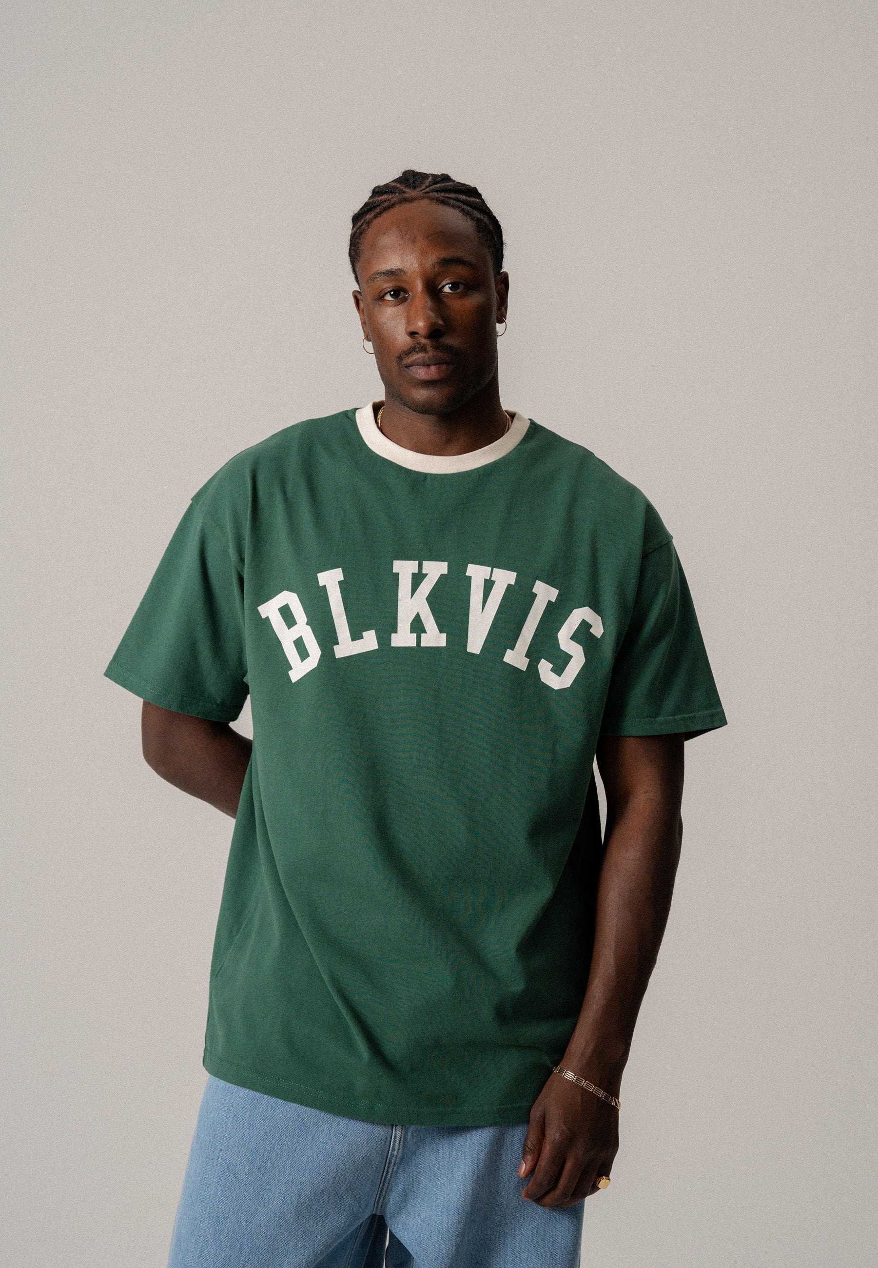 BLKVIS BIG LOGO TEE - HUNTER GREEN