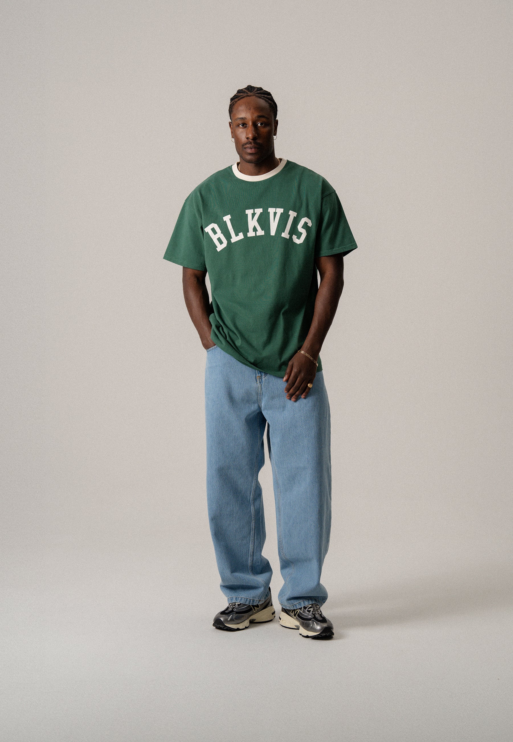 BLKVIS BIG LOGO TEE - HUNTER GREEN