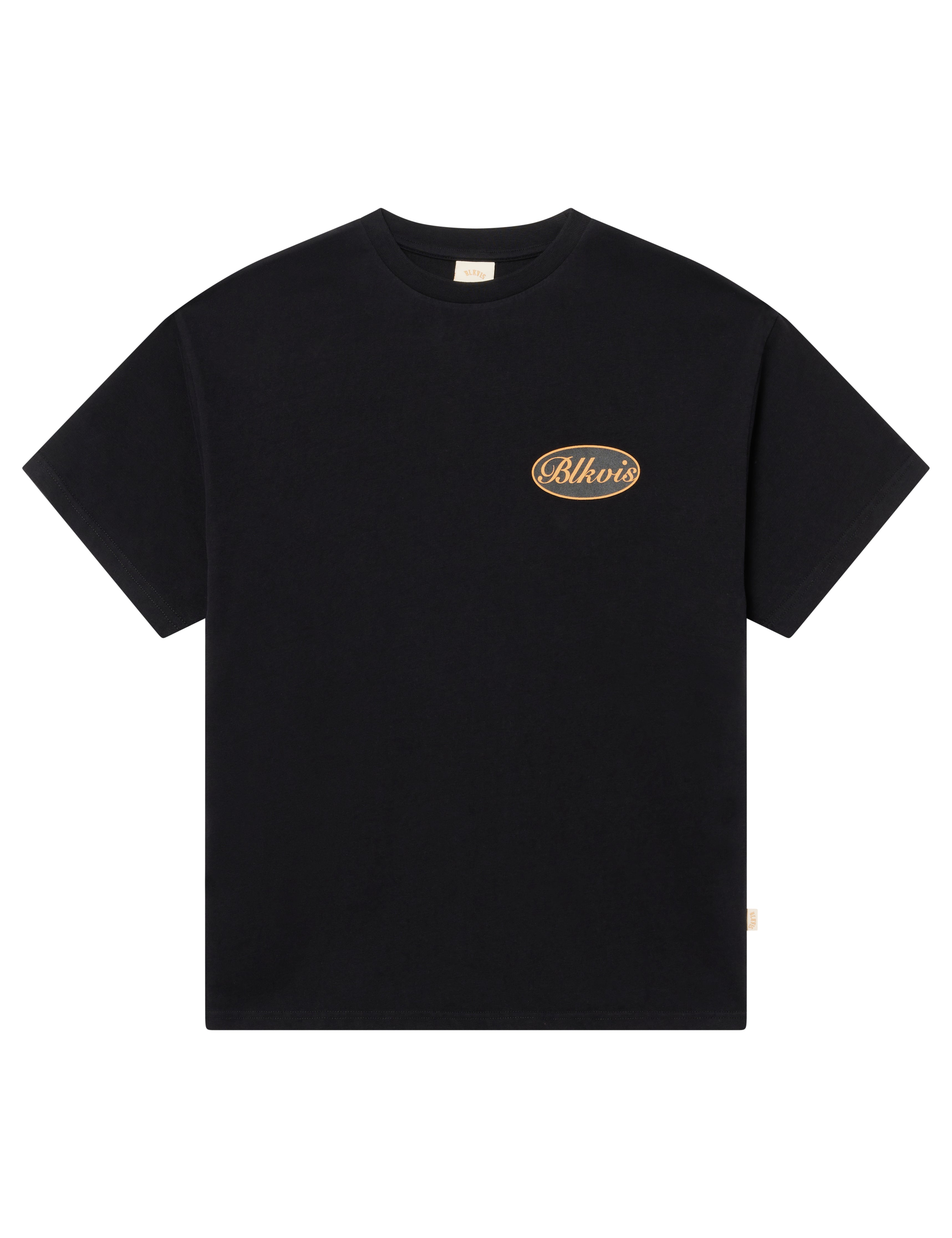 BLKVIS SCRIPT TEE - BLACK