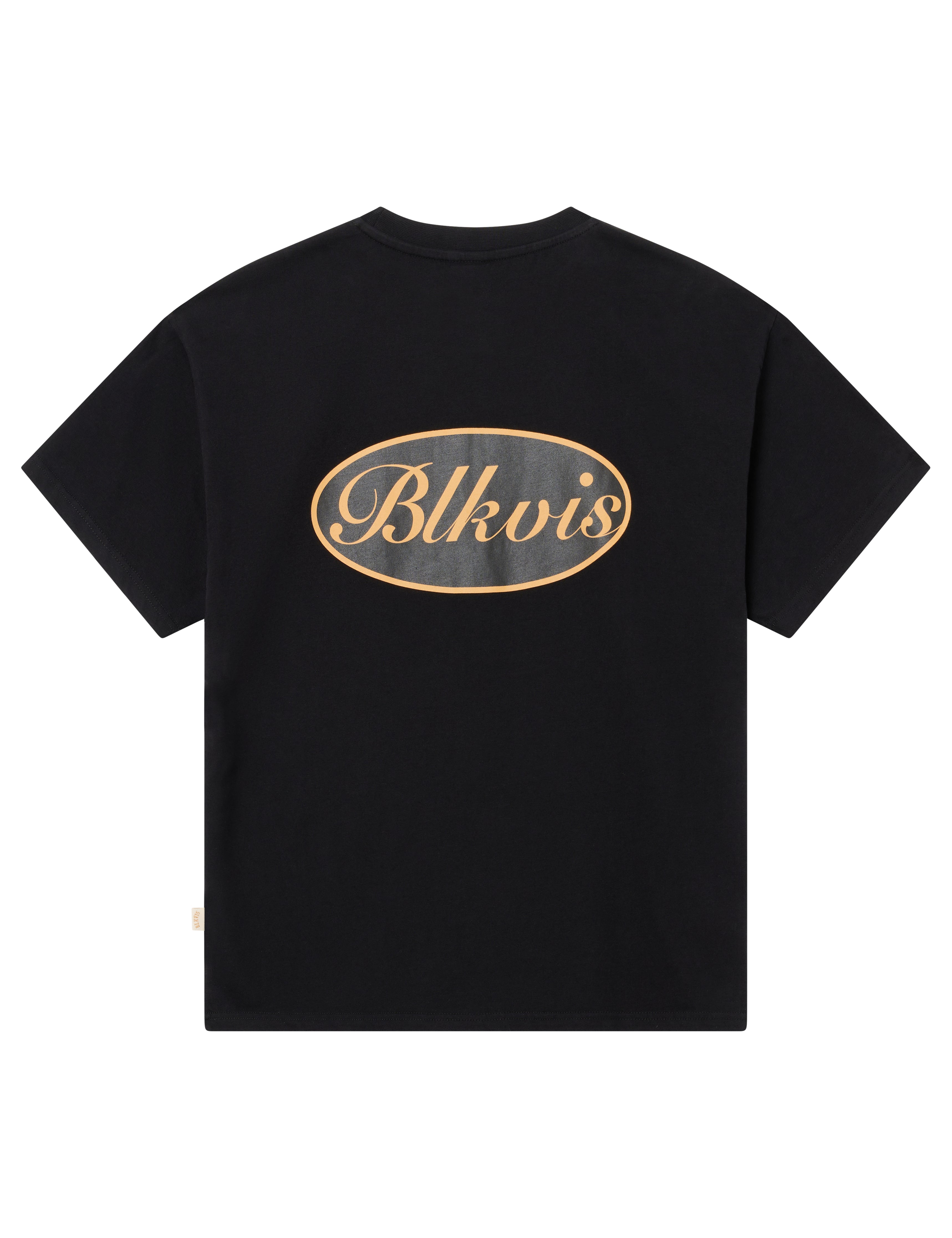 BLKVIS SCRIPT TEE - BLACK