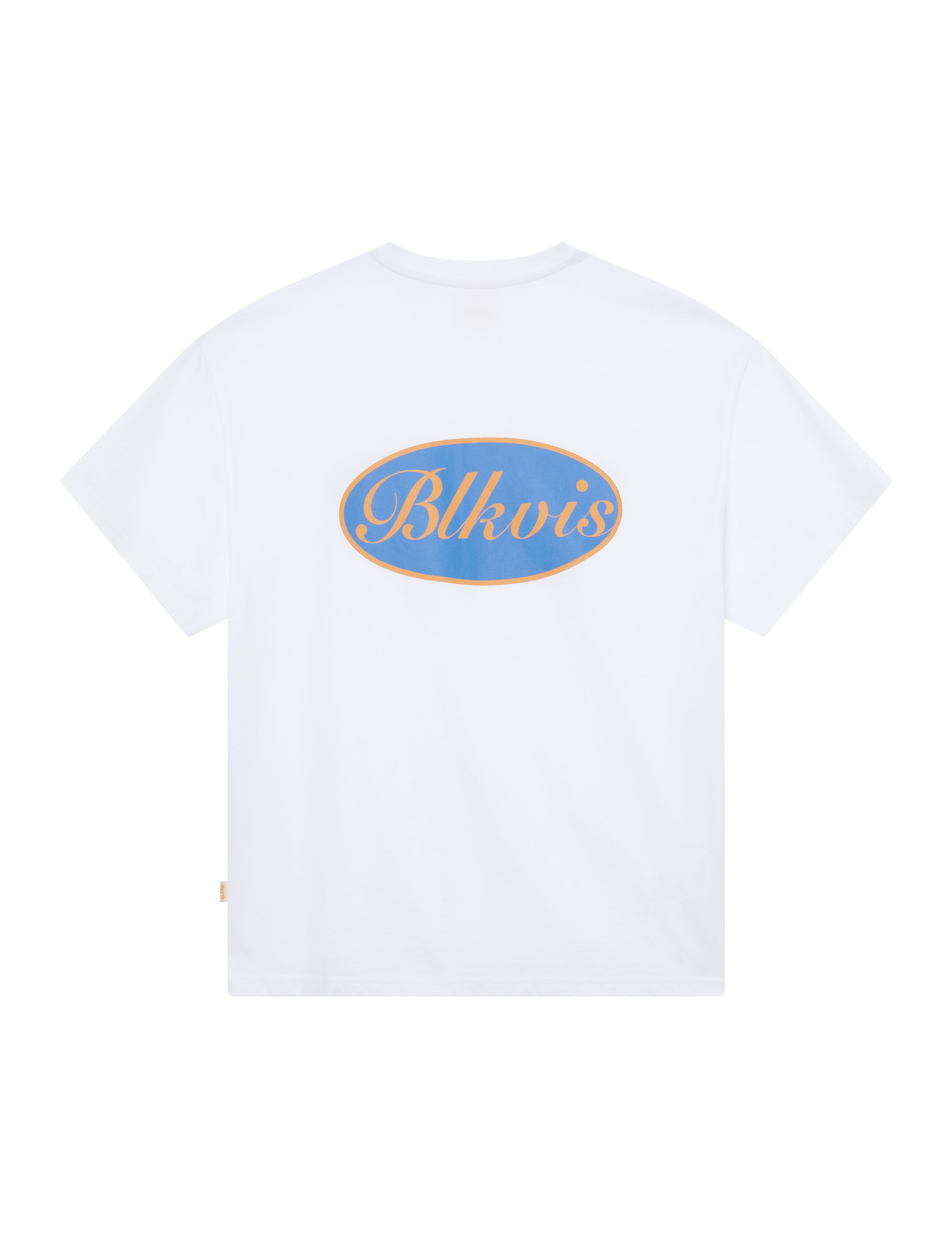 BLKVIS SCRIPT TEE - WHITE