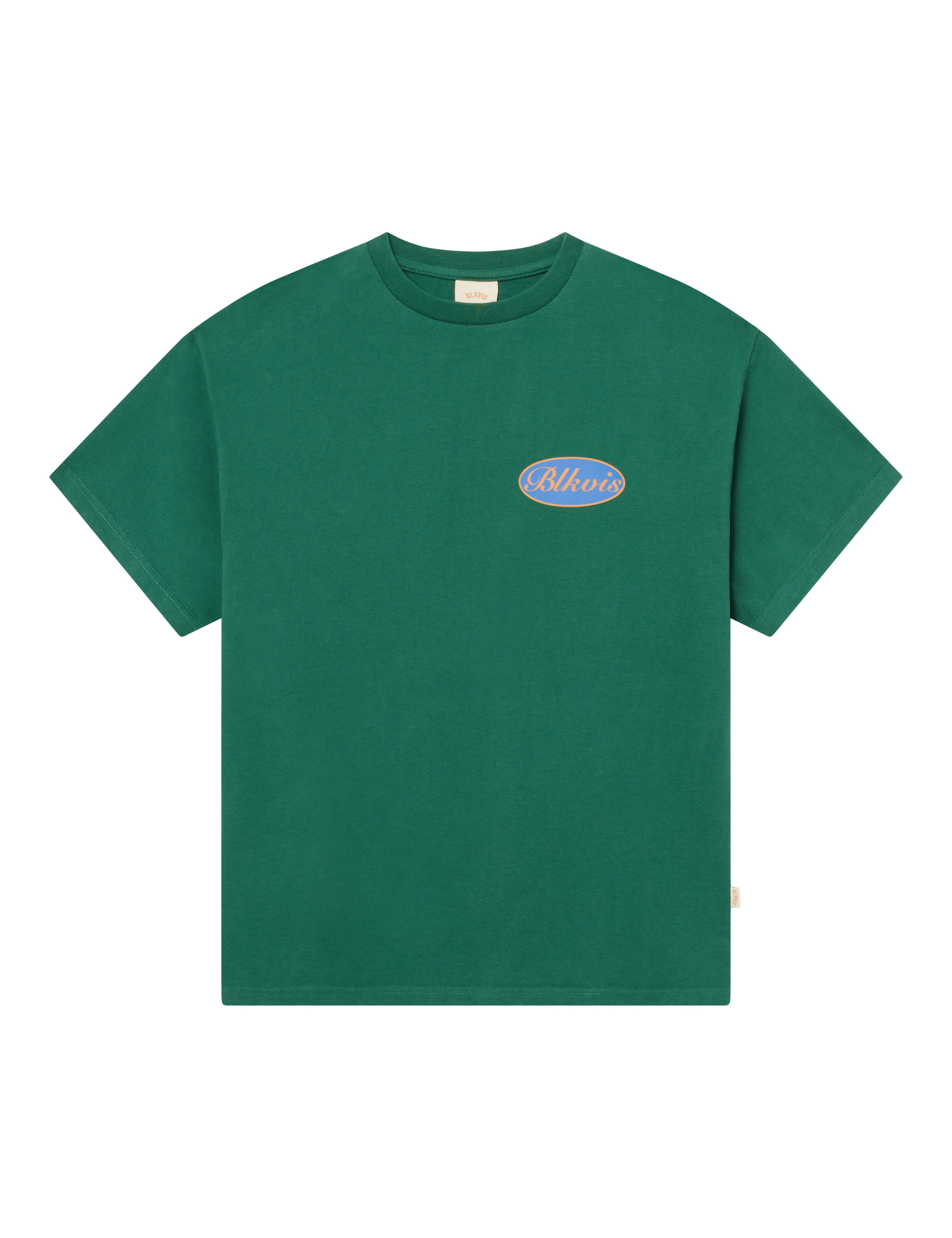 BLKVIS SCRIPT TEE - HUNTER GREEN