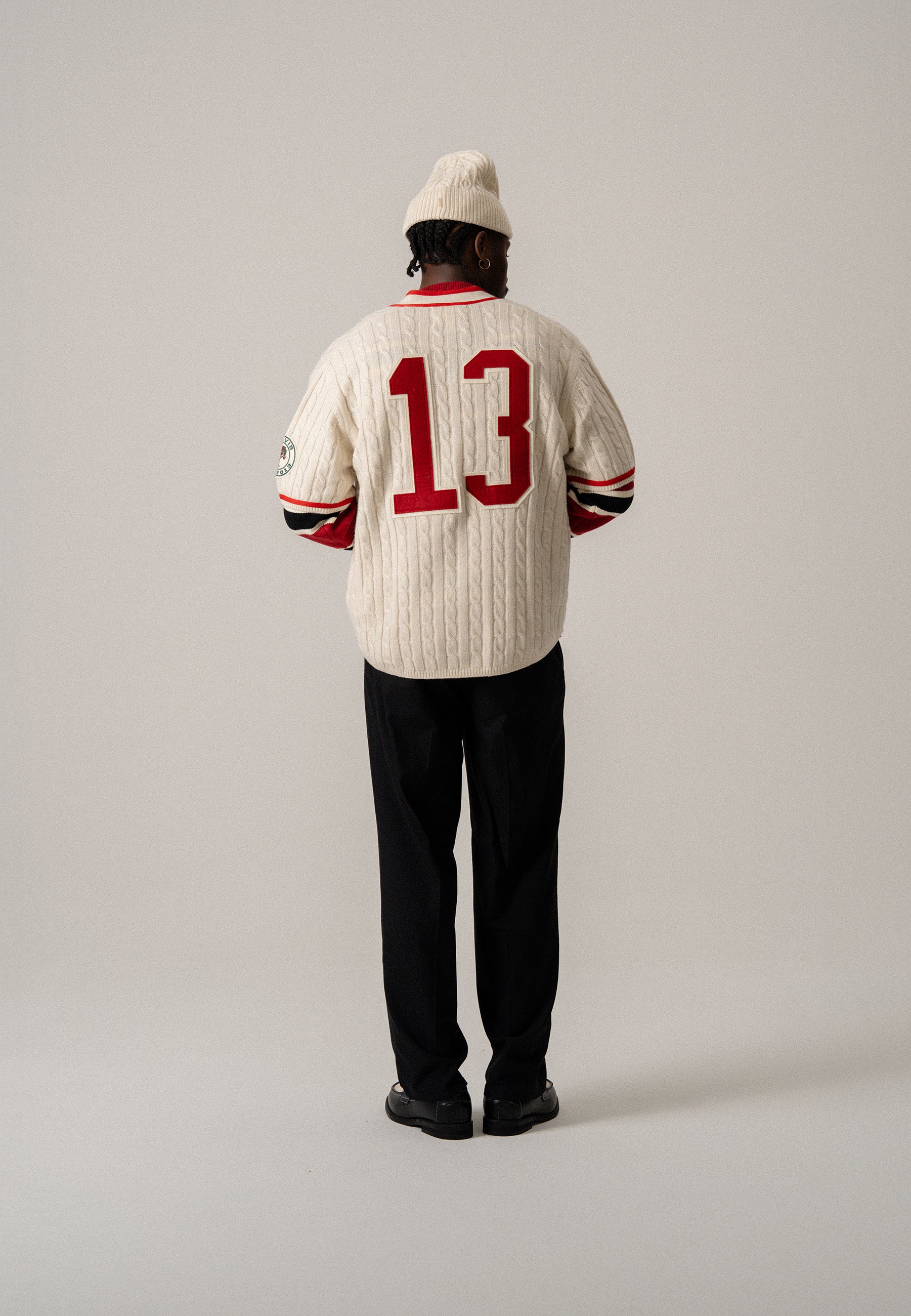 BLKVIS BASEBALL JERSEY - ANTIQUE WHITE