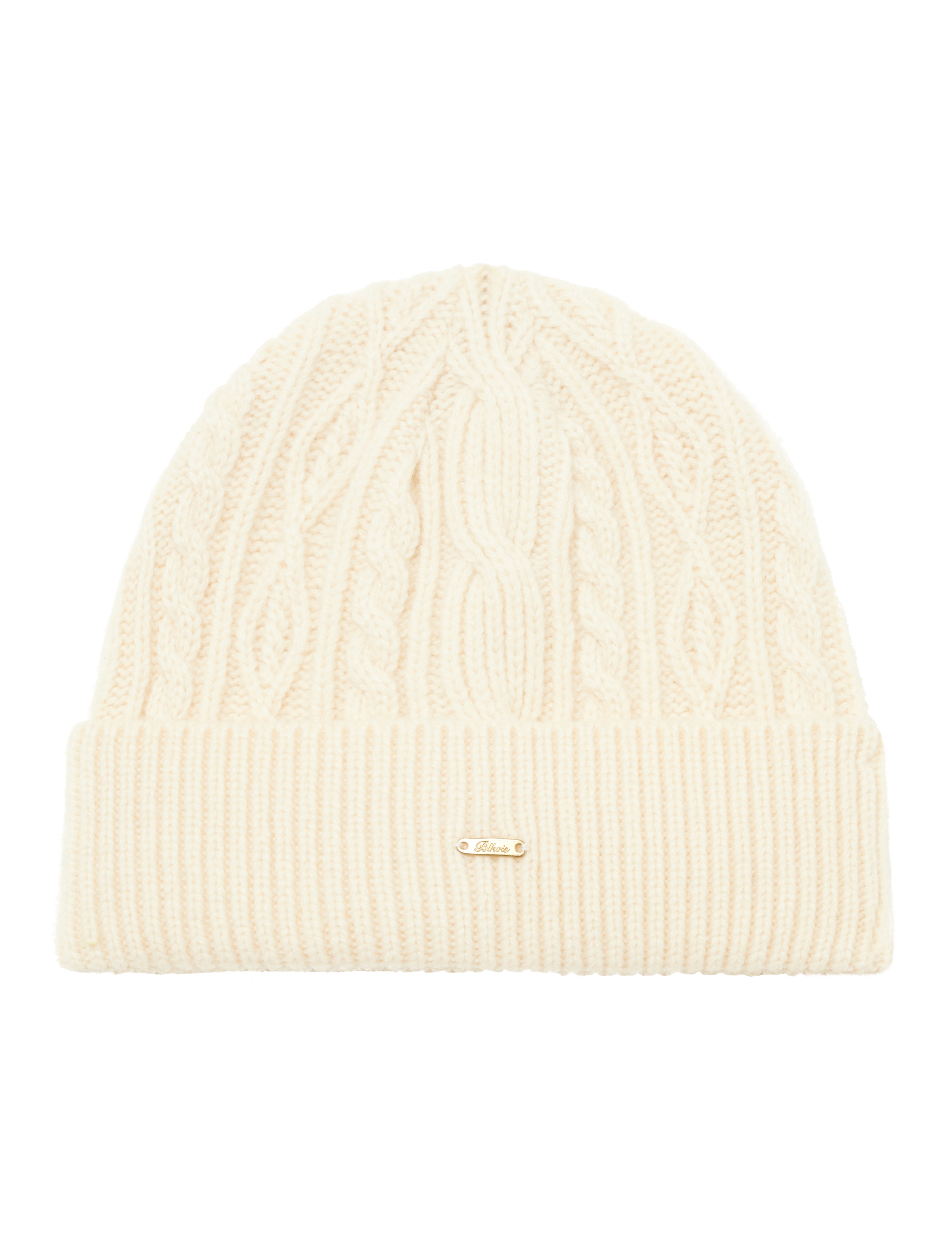 BLKVIS CABLE KNITTED BEANIE - ANTIQUE WHITE