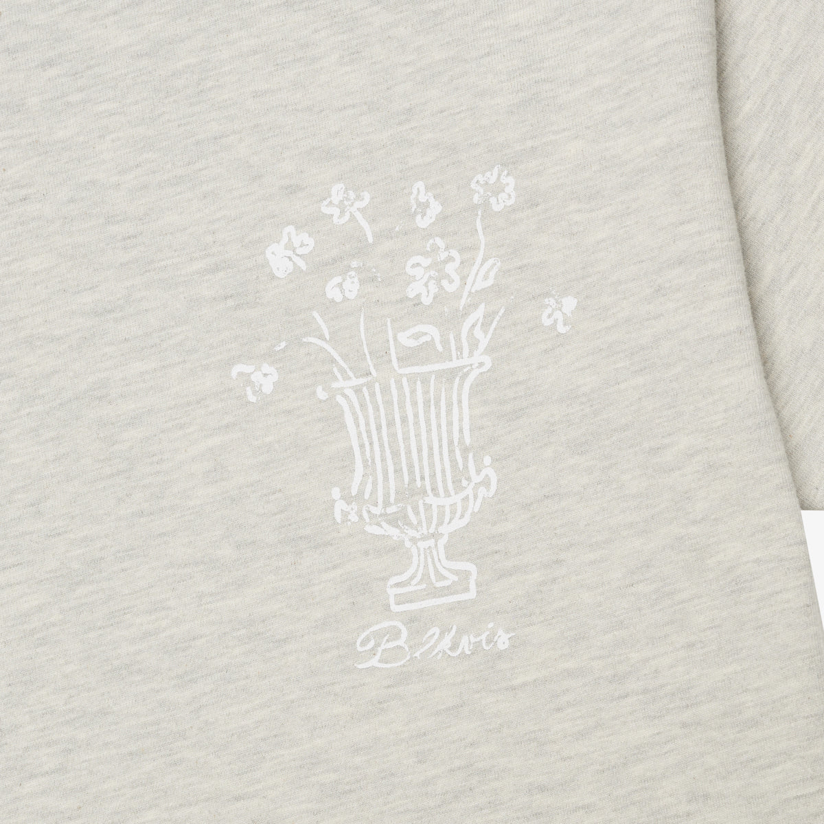 BLKVIS VASO TEE - LIGHT GREY HEATHER