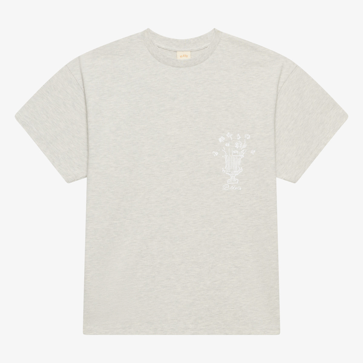 BLKVIS VASO TEE - LIGHT GREY HEATHER