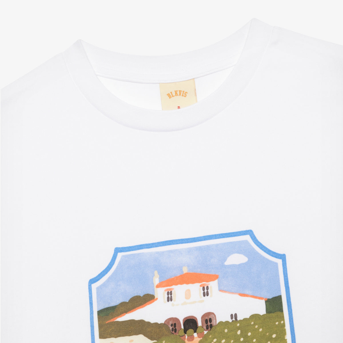 BLKVIS DOMAINE TEE - WHITE