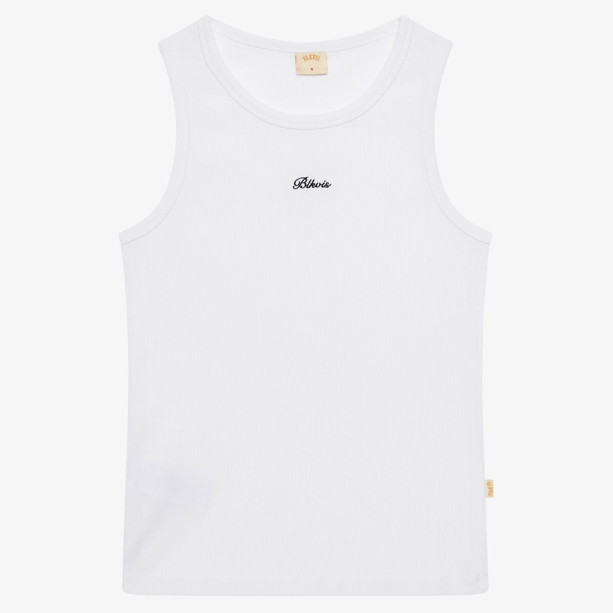 BLKVIS SCRIPT TANK TOP - WHITE