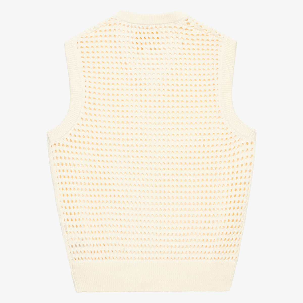 BLKVIS POINTELLE V-NECK VEST - ANTIQUE WHITE