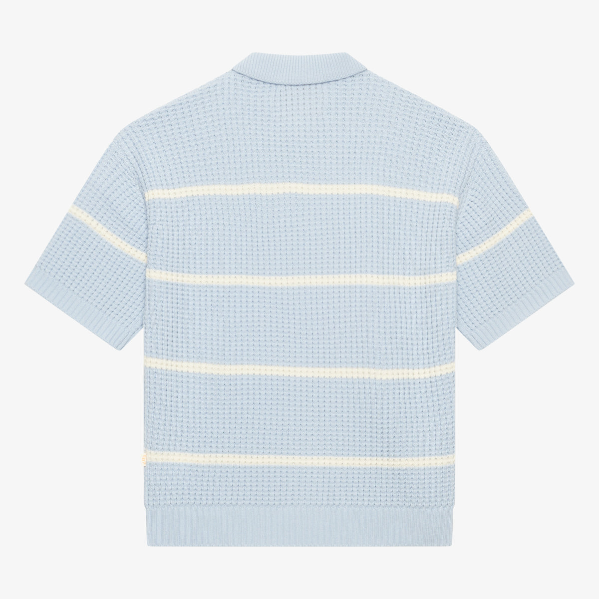 BLKVIS WAFFLE KNIT POLO - SKYWAY