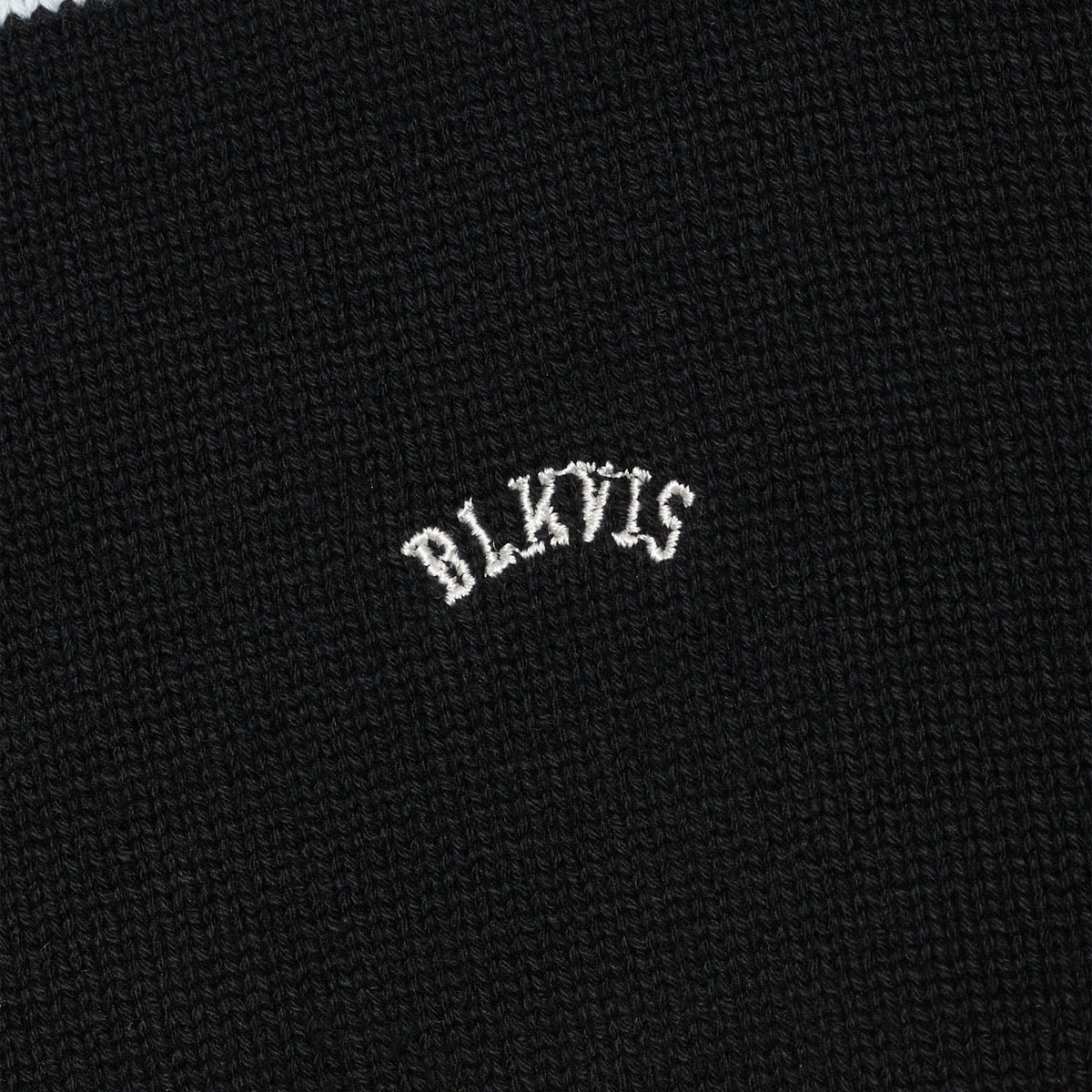 BLKVIS LOGO PATCHWORK CREWNECK - ANTIQUE WHITE