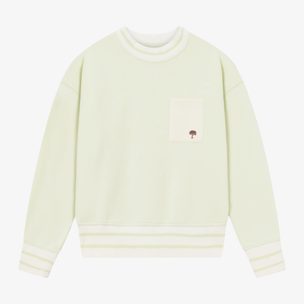 BLKVIS SOURCE POCKET CREWNECK - MEADOW MIST