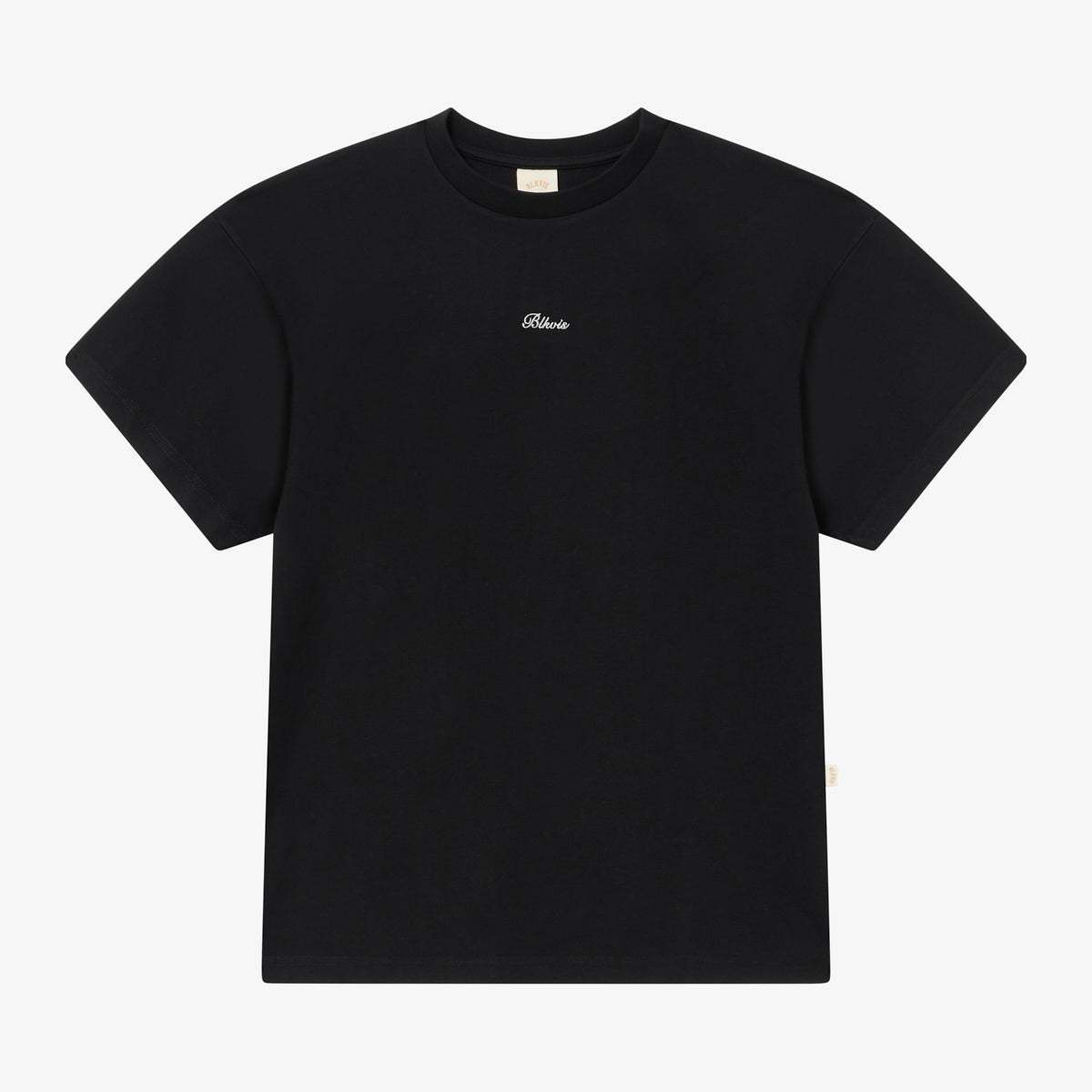 BLKVIS SCRIPT TEE - BLACK