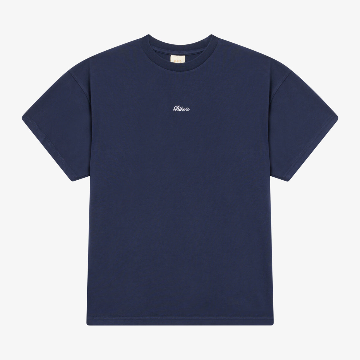 BLKVIS SCRIPT TEE - PEACOAT