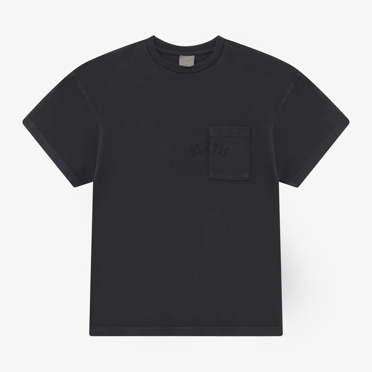 BLKVIS LOGO POCKET TEE - BLACK