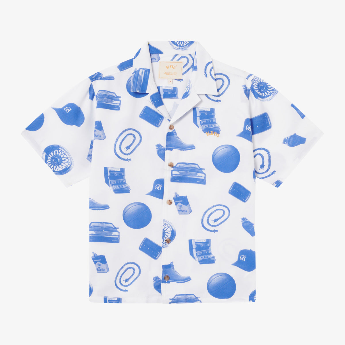 BLKVIS PAID IN FULL SHIRT - WHITE