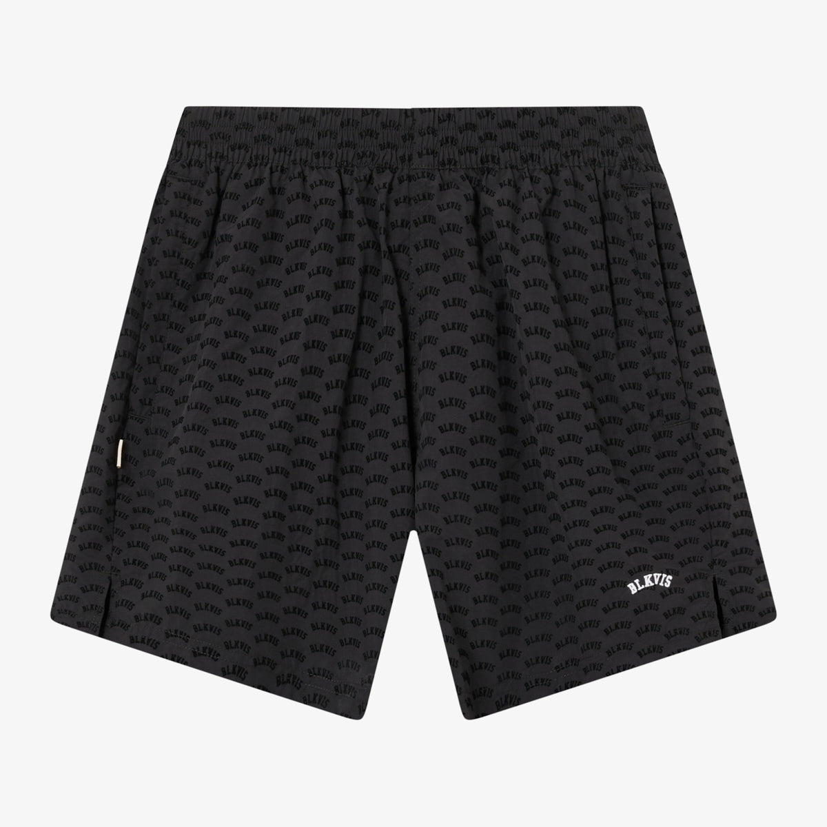 BLKVIS ALLOVER TRACK SHORTS - BLACK