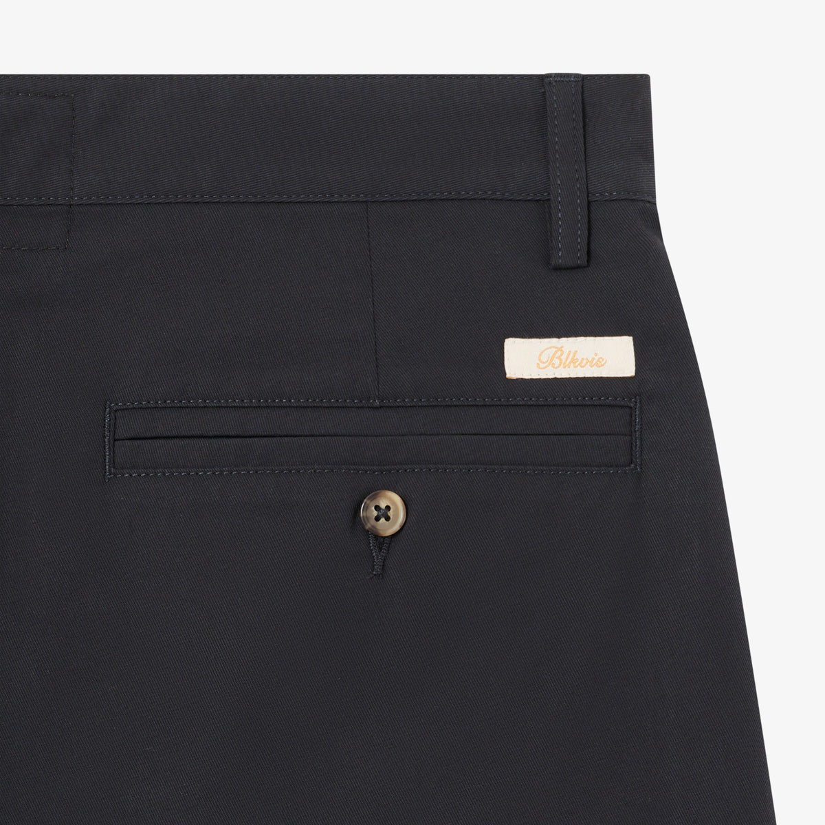 BLKVIS DOUBLE PLEATED SHORTS - BLACK