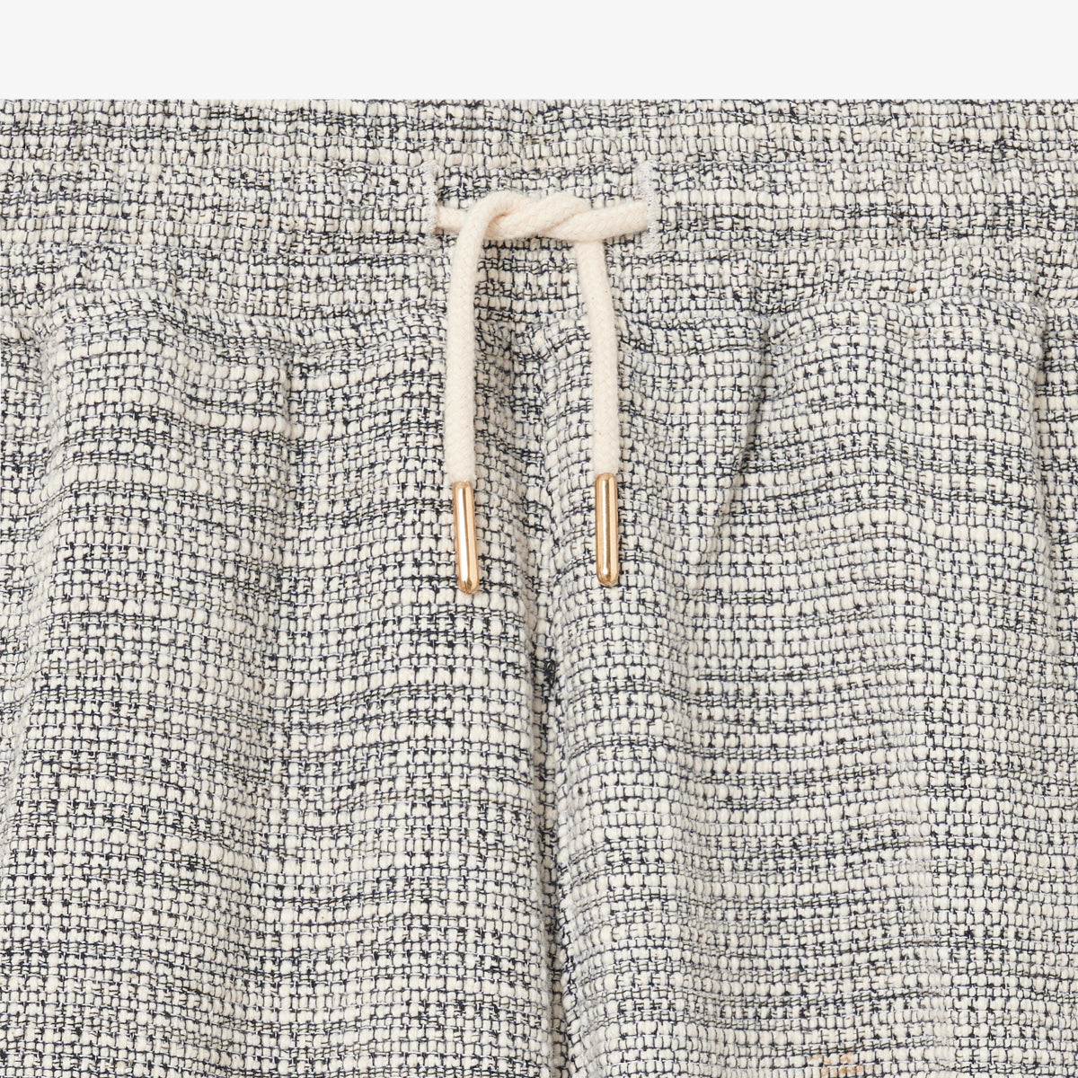 BLKVIS BOUCLE PANTS - ANTIQUE WHITE