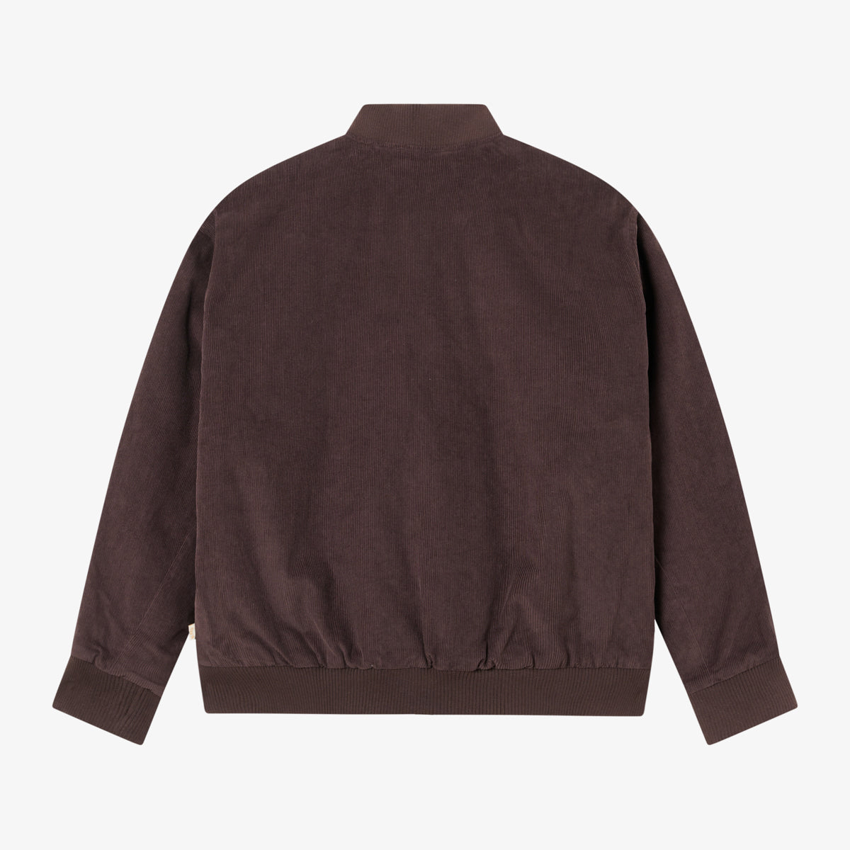 BLKVIS SCRIPT CORDUROY VARSITY JACKET - RAISIN