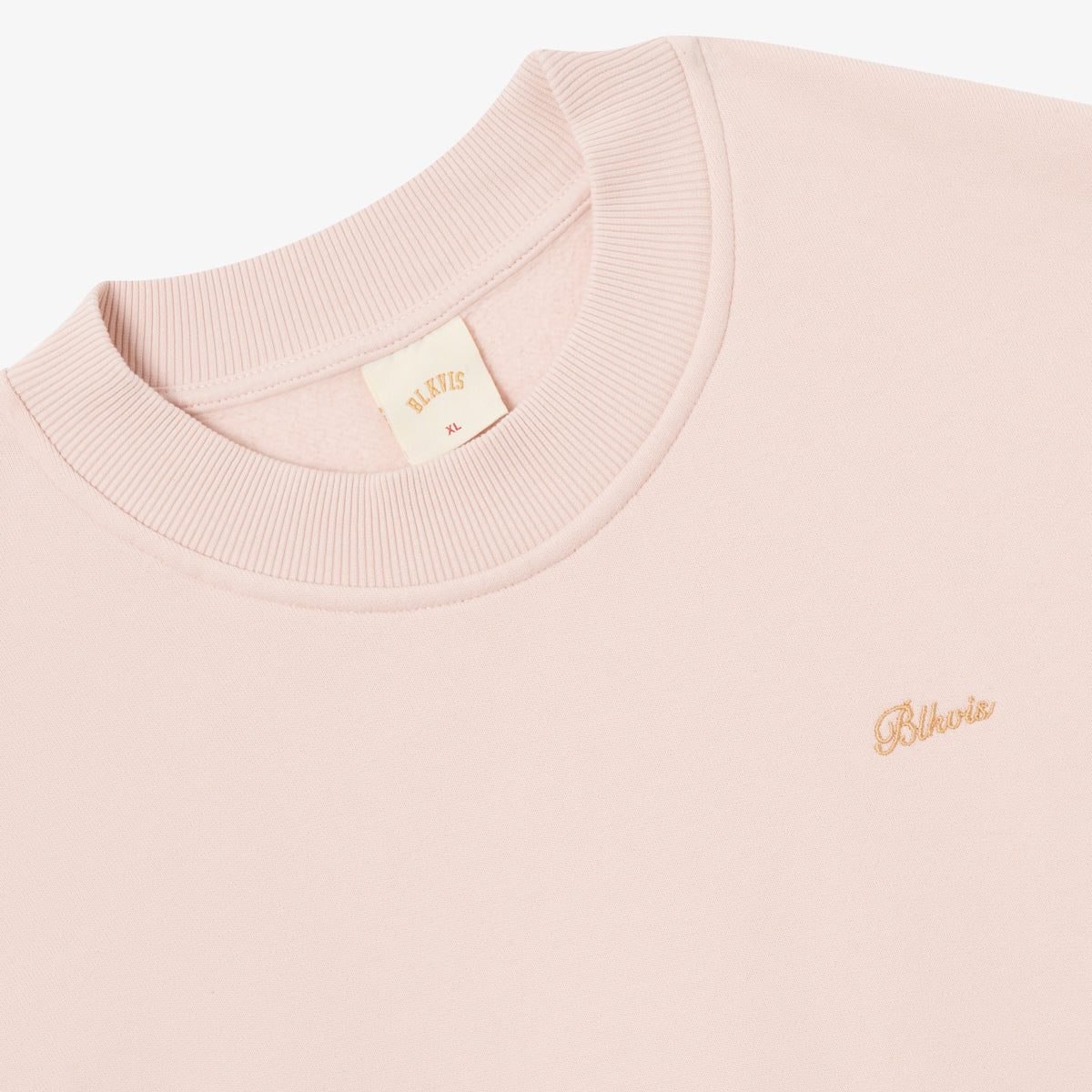 BLKVIS SCRIPT CREWNECK - SEPIA ROSE