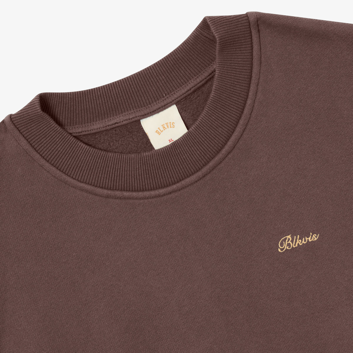 BLKVIS SCRIPT CREWNECK - RAISIN