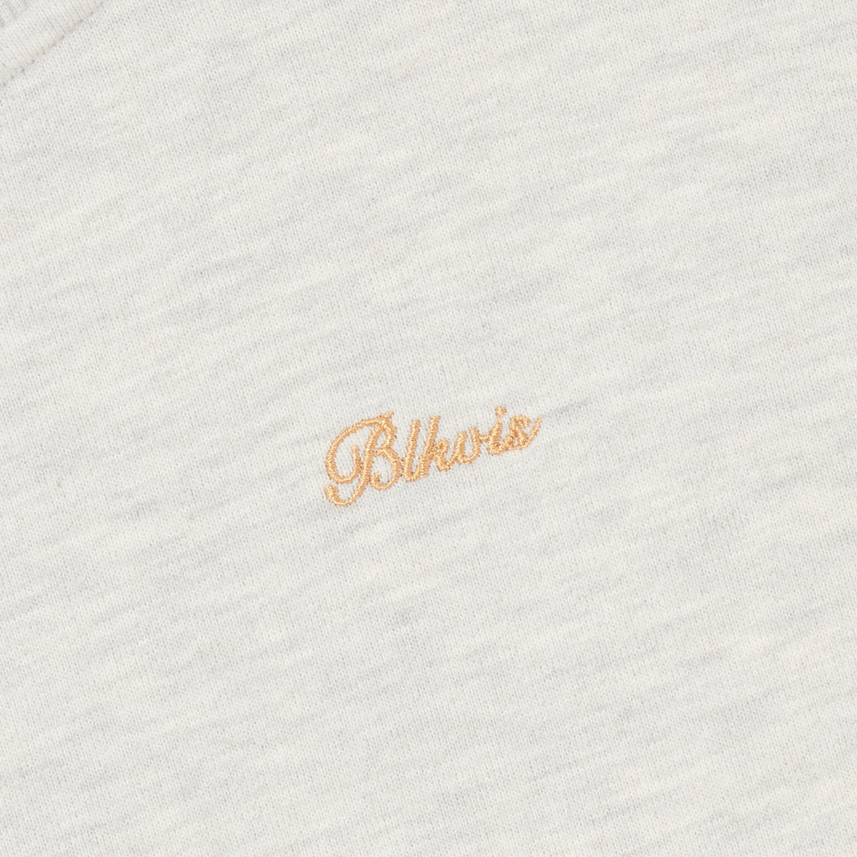 BLKVIS SCRIPT CREWNECK - LIGHT GREY HEATHER