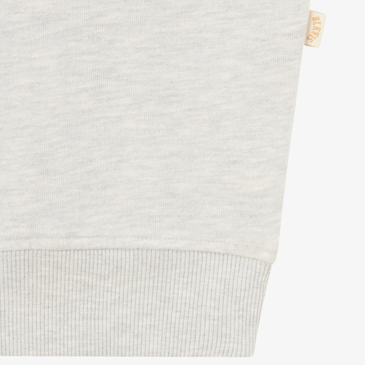 BLKVIS SCRIPT CREWNECK - LIGHT GREY HEATHER