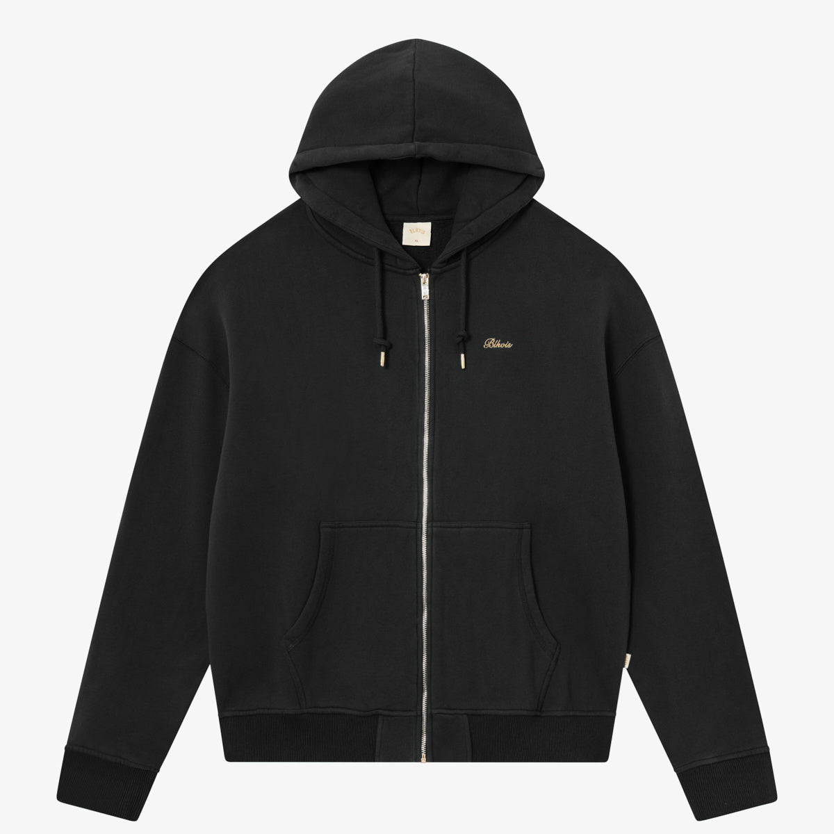 BLKVIS SCRIPT ZIP-HOODY - BLACK