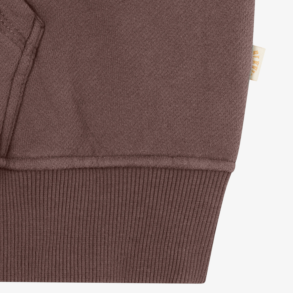 BLKVIS SCRIPT ZIP-HOODY - RAISIN