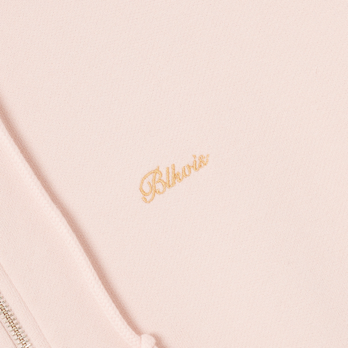 BLKVIS SCRIPT ZIP-HOODY - SEPIA ROSE
