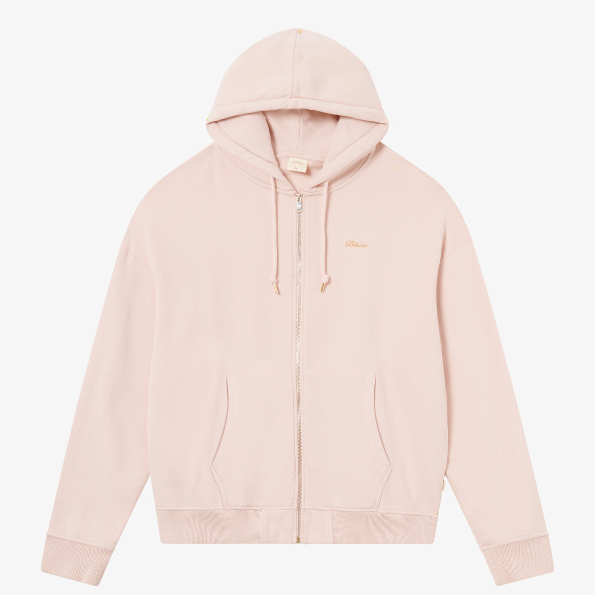 BLKVIS SCRIPT ZIP-HOODY - SEPIA ROSE