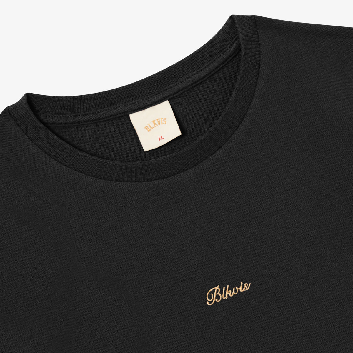 BLKVIS SCRIPT TEE - BLACK