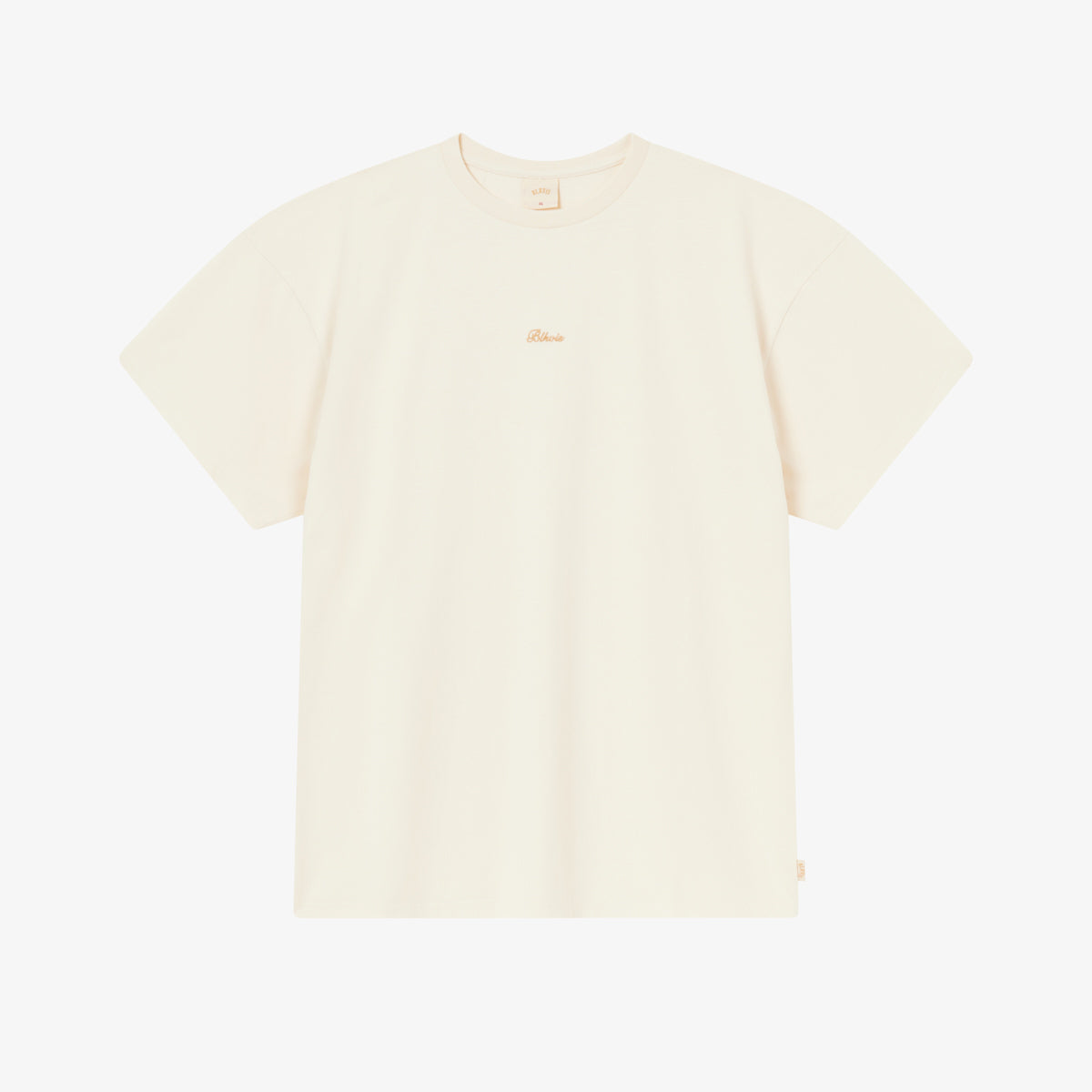 BLKVIS SCRIPT TEE - ANTIQUE WHITE