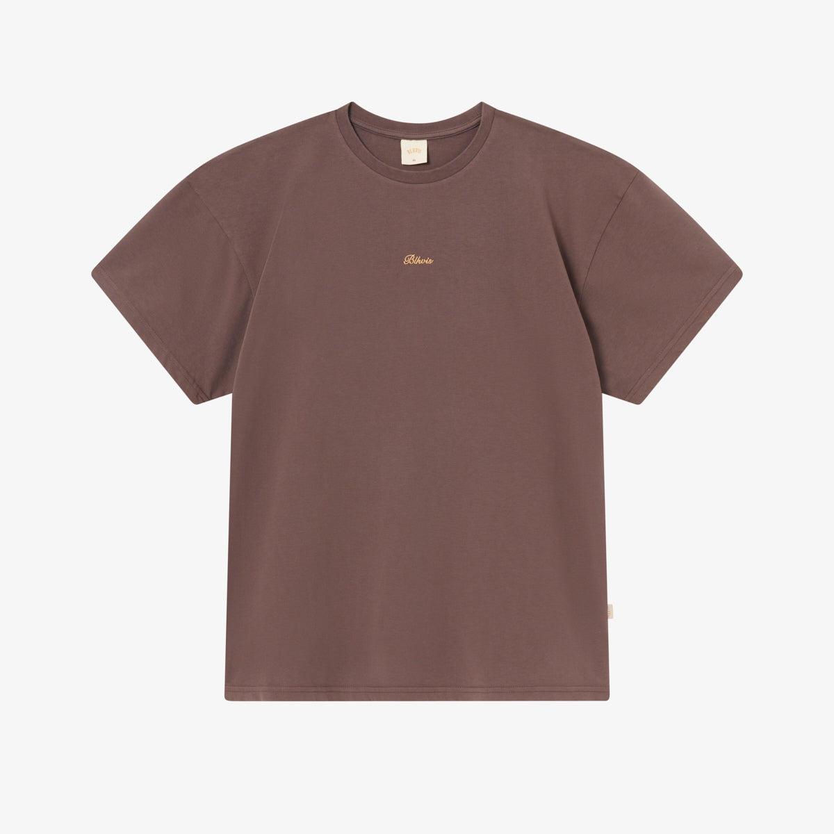 BLKVIS SCRIPT TEE - RAISIN