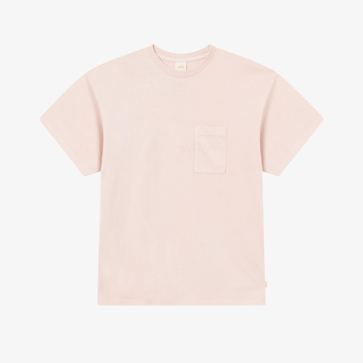 BLKVIS LOGO POCKET TEE GARMENT DYE - SEPIA ROSE