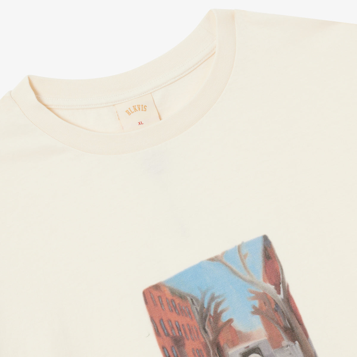 BLKVIS BOROUGH TEE - ANTIQUE WHITE