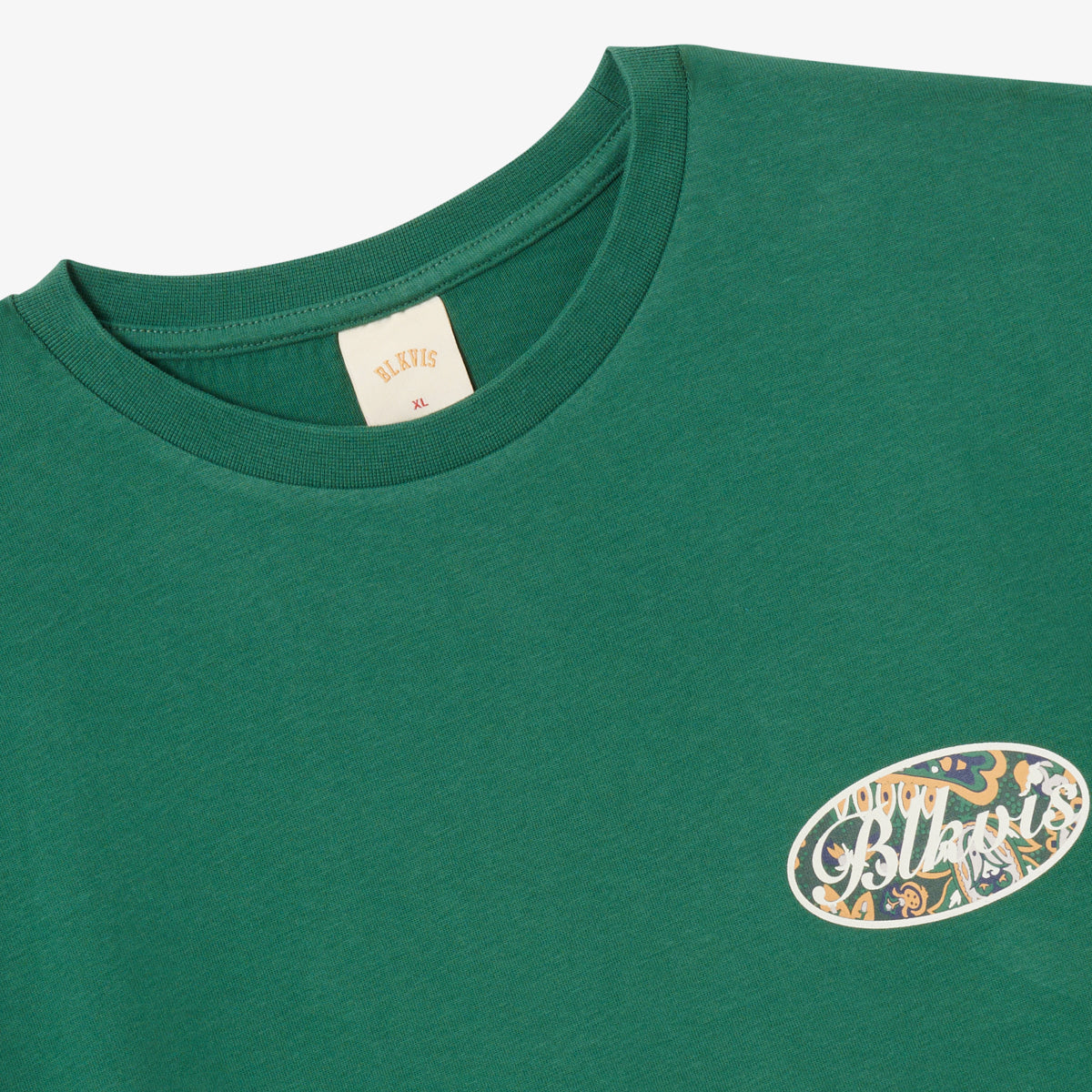 BLKVIS PAISLEY TEE - HUNTER GREEN
