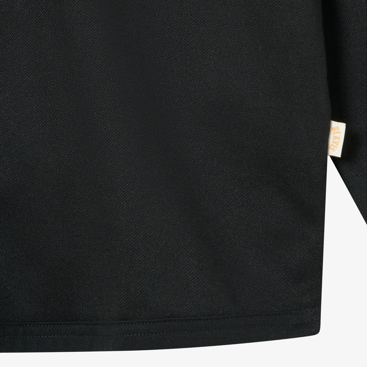 BLKVIS SCRIPT TWILL SHIRT LONG - BLACK