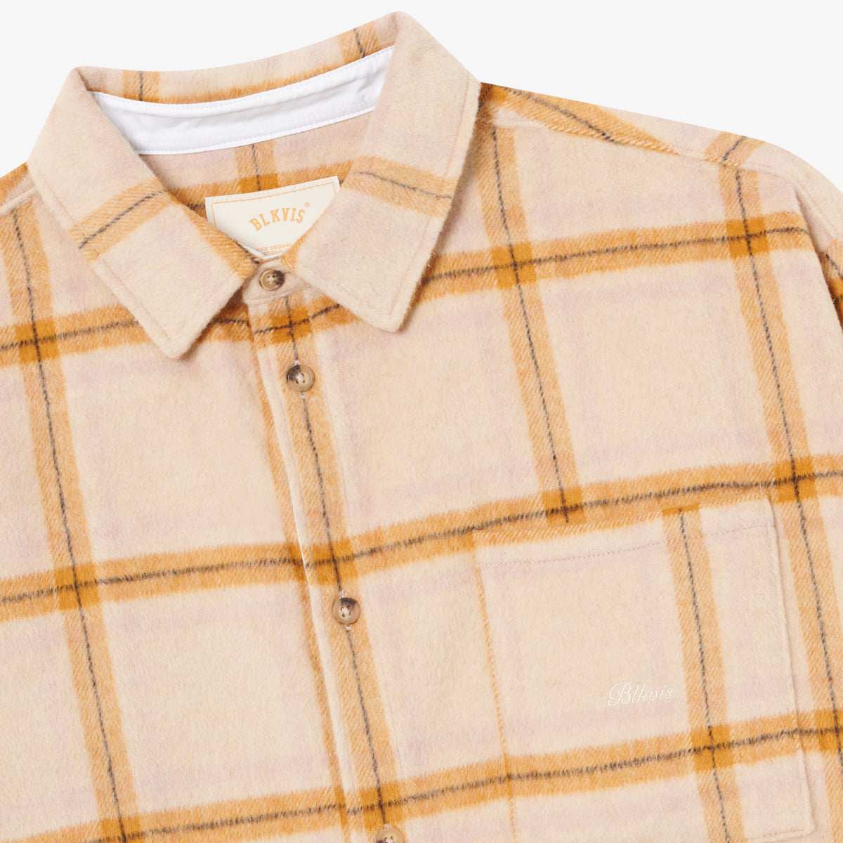 BLKVIS FLANELL OVERSHIRT - ANTIQUE WHITE