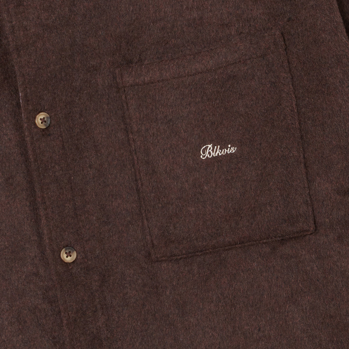 BLKVIS FLANELL OVERSHIRT - RAISIN