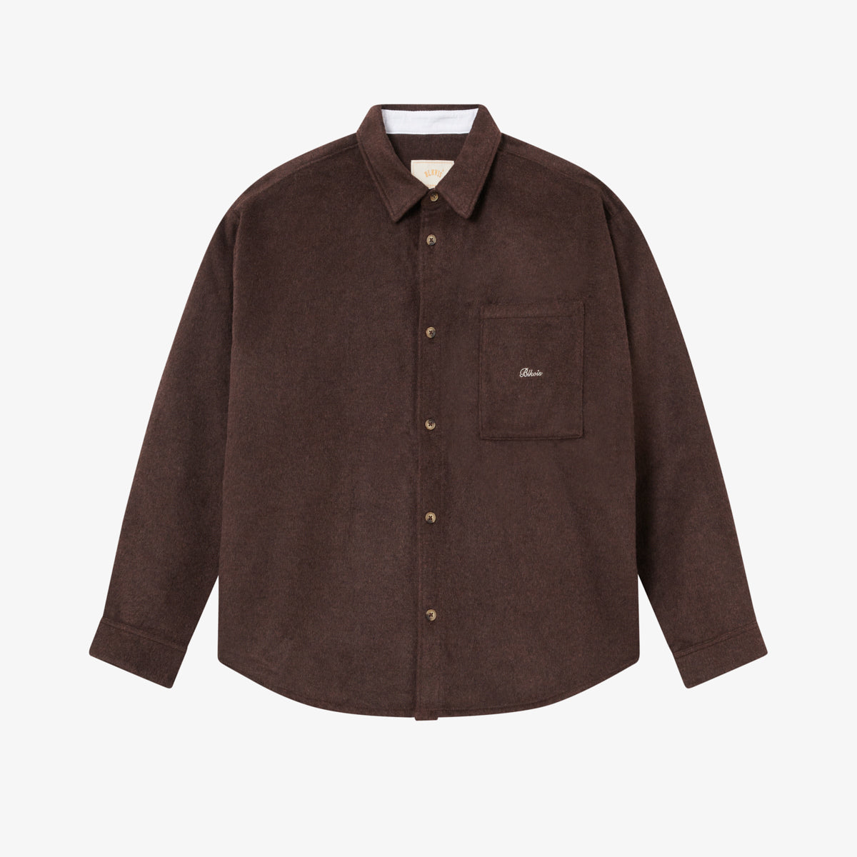 BLKVIS FLANELL OVERSHIRT - RAISIN