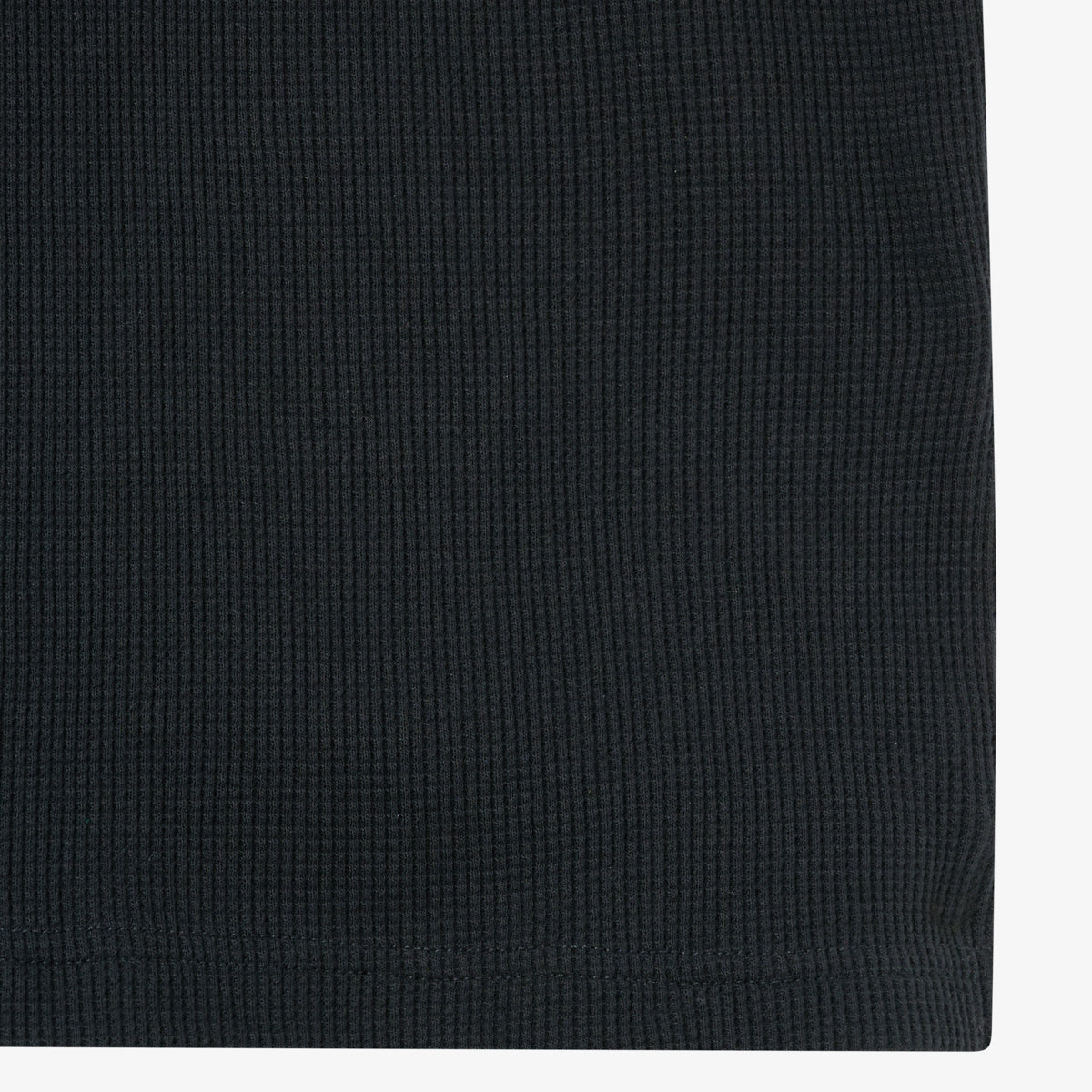 BLKVIS SCRIPT WAFFLE LONGSLEEVE - BLACK
