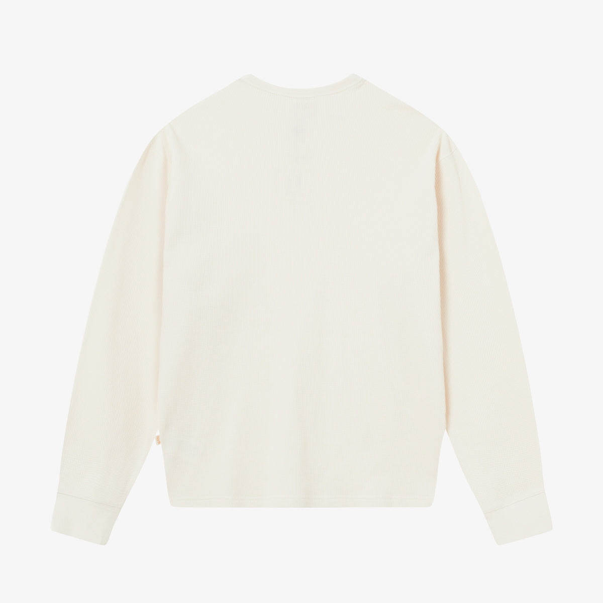 BLKVIS SCRIPT WAFFLE LONGSLEEVE - ANTIQUE WHITE