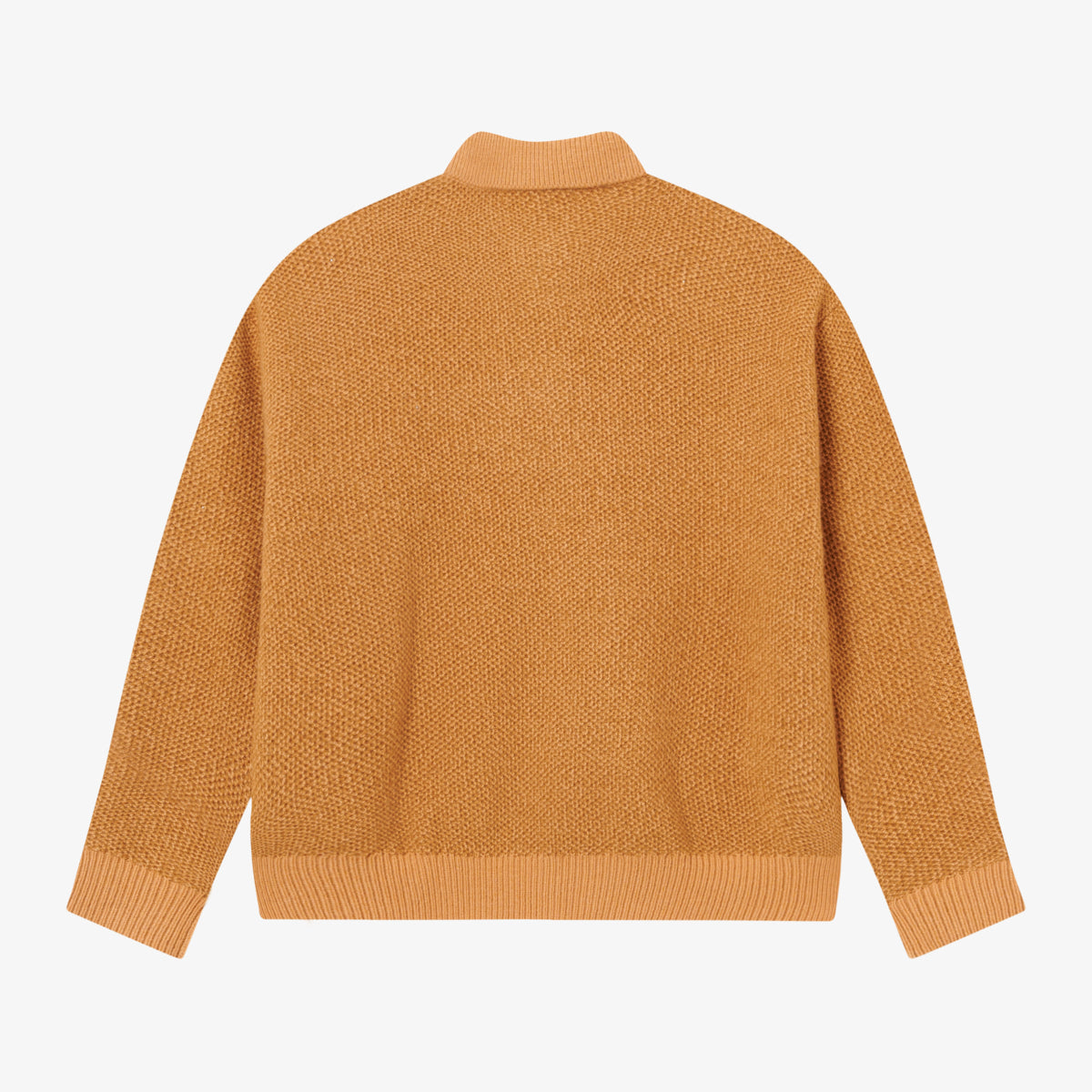 BLKVIS 2TONE STRUCTURE POLO KNIT SWEATER - TAFFY