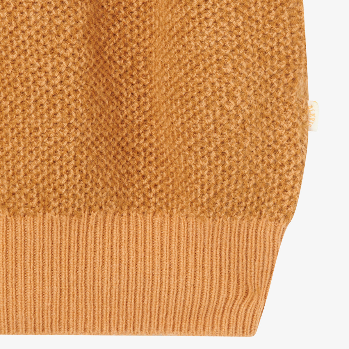 BLKVIS 2TONE STRUCTURE POLO KNIT SWEATER - TAFFY