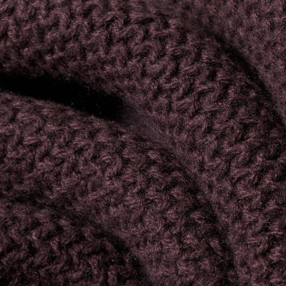 BLKVIS SCRIPT HEAVY KNIT SWEATER - RAISIN