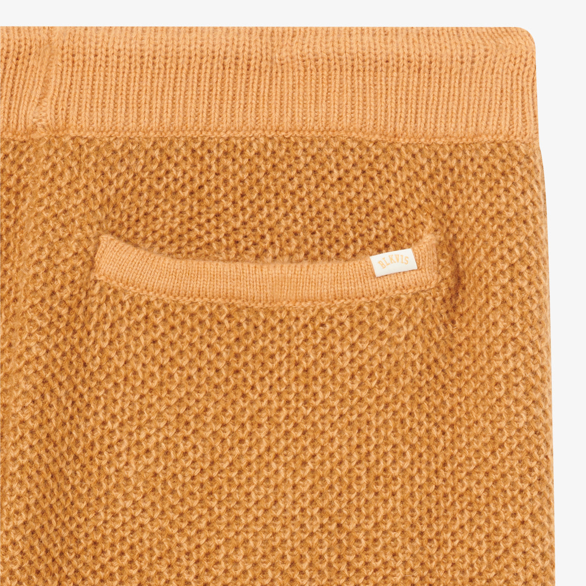 BLKVIS 2TONE STRUCTURE KNIT PANTS - TAFFY