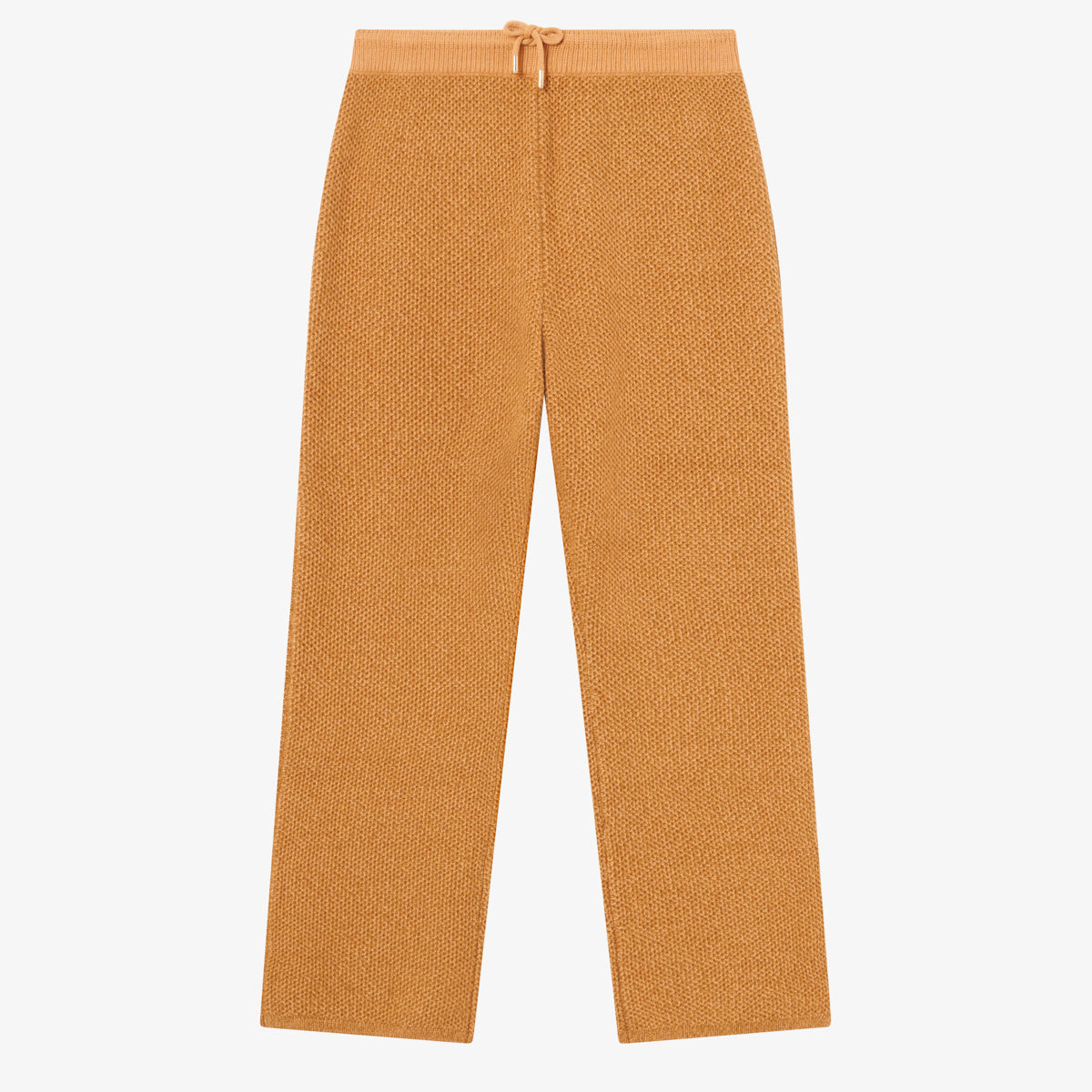 BLKVIS 2TONE STRUCTURE KNIT PANTS - TAFFY
