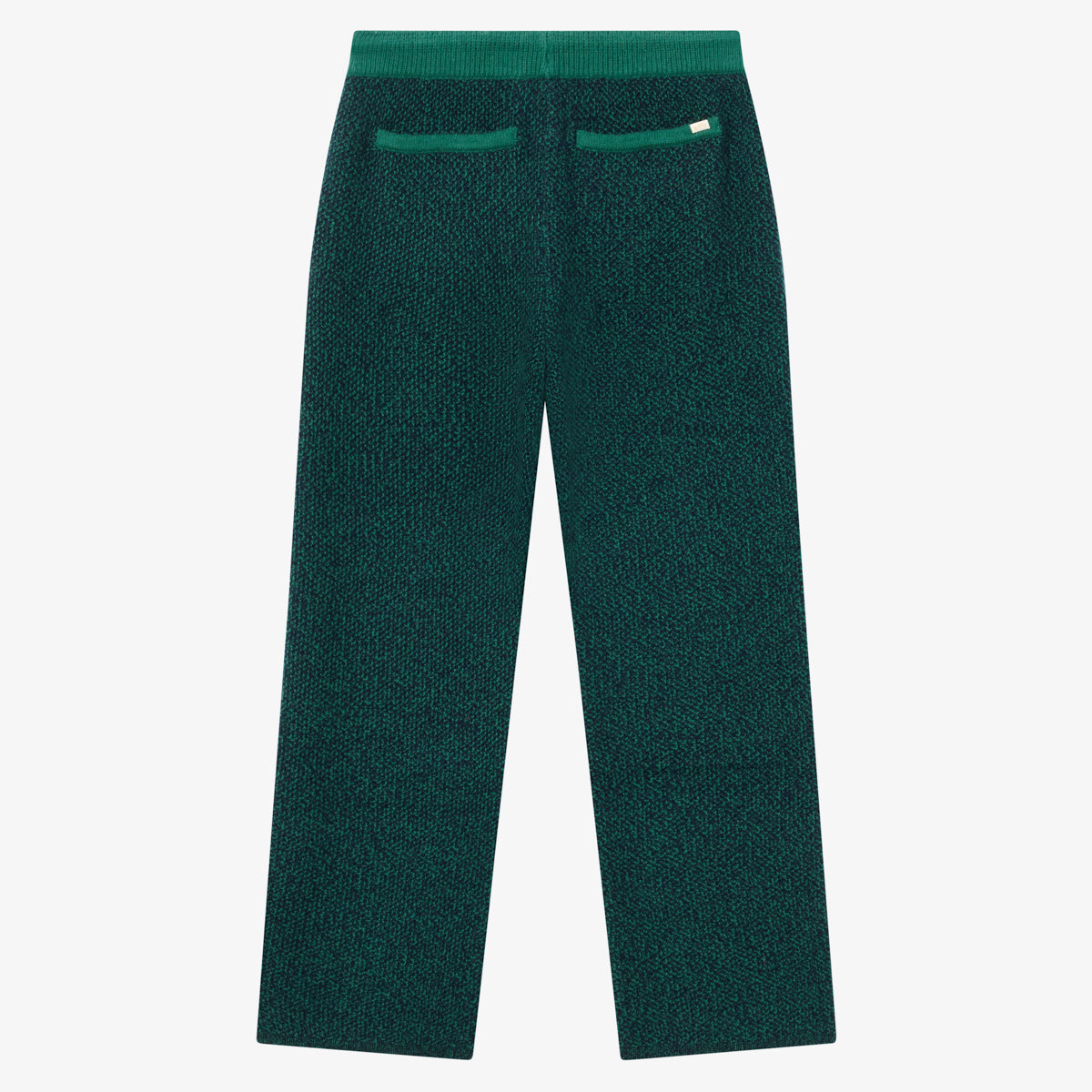 BLKVIS 2TONE STRUCTURE KNIT PANTS - HUNTER GREEN